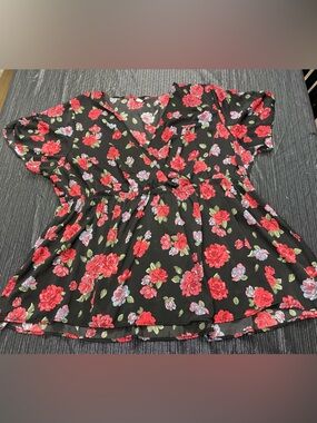 Torrid Floral Blouse